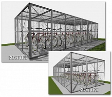 Клетка для хранения велосипедов ВК 1-12
