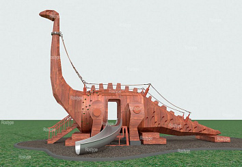 Обьемная игровая фигура «Динозавр»